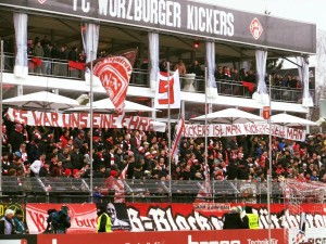 B-Block Wuerzburg Kickers VfB-Stuttgart 0 